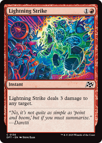 Lightning Strike (DFT-136)  Foil - Aetherdrift