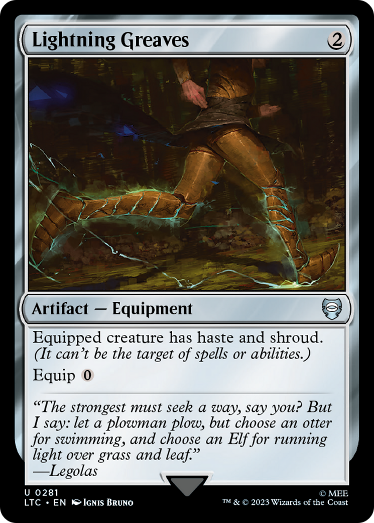 Lightning Greaves (LTC-281)  - Tales of Middle-earth Commander