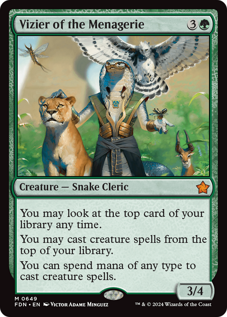 Vizier of the Menagerie (FDN-649)  - Foundations