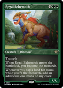 Regal Behemoth (CMM-569)  Etched Foil - Commander Masters