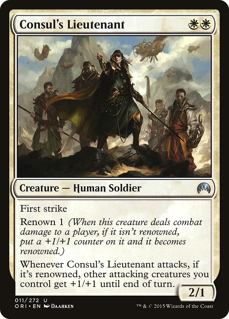 Consul's Lieutenant (ORI-011)  - Magic Origins
