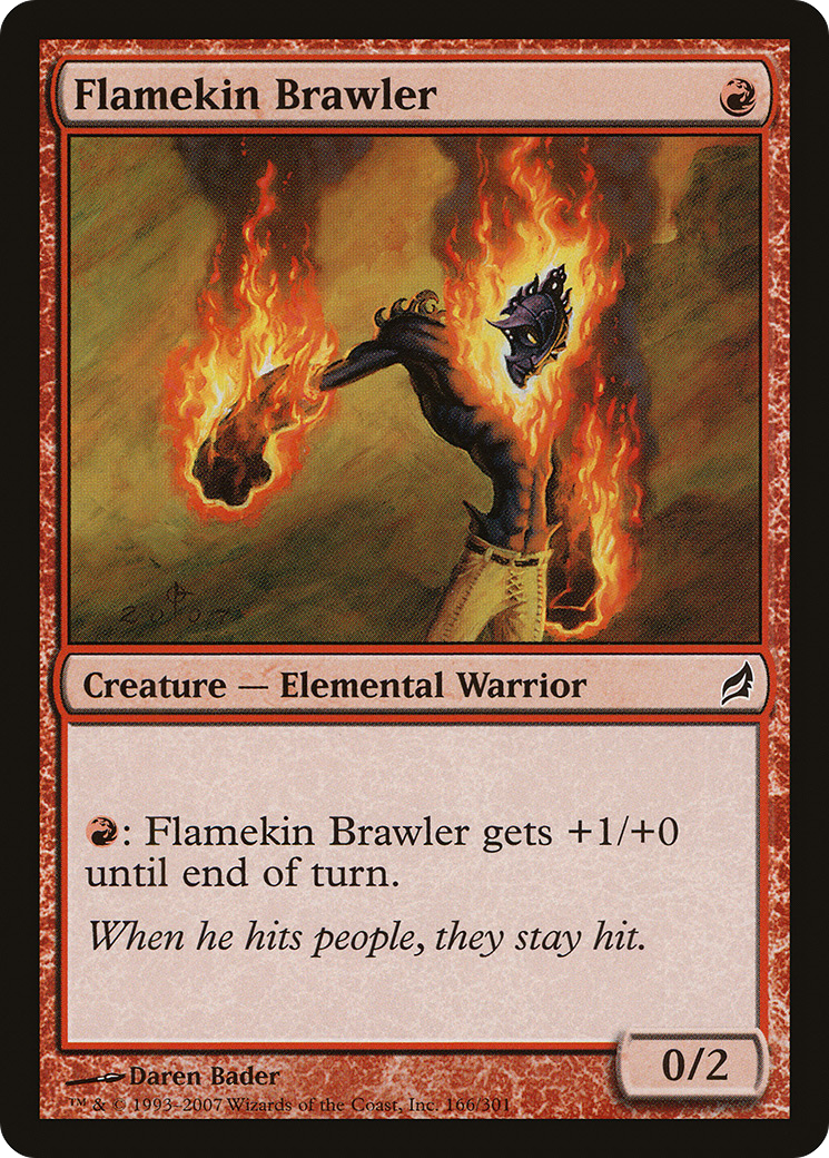 Flamekin Brawler (LRW-166)  - Lorwyn
