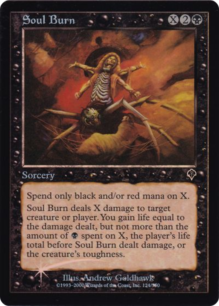 Soul Burn (INV-124★)  Foil - Invasion
