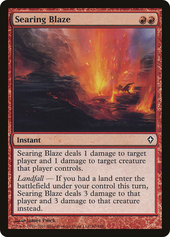 Searing Blaze (WWK-090)  Foil - Worldwake