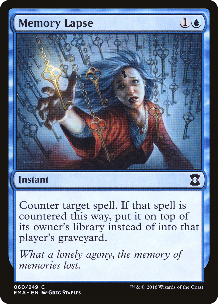 Memory Lapse (EMA-060)  Foil - Eternal Masters