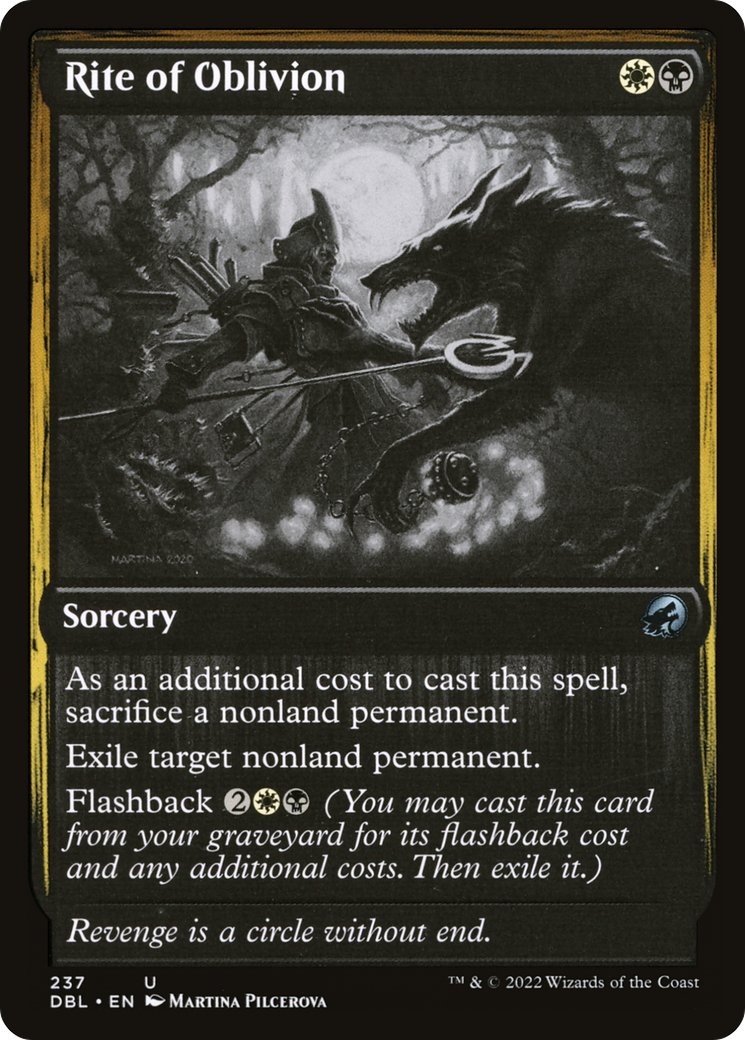 Rite of Oblivion (DBL-237)  - Innistrad: Double Feature