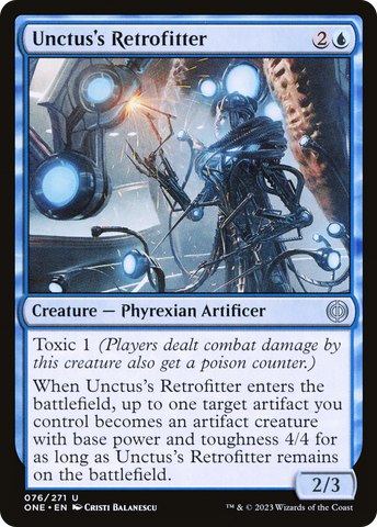 Unctus's Retrofitter (ONE-076)  Foil - Phyrexia: All Will Be One