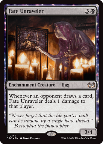Fate Unraveler (DSC-141)  - Duskmourn: House of Horror Commander: (enchantment)