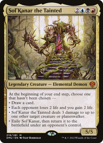 Sol'Kanar the Tainted (DMU-219)  Foil - Dominaria United