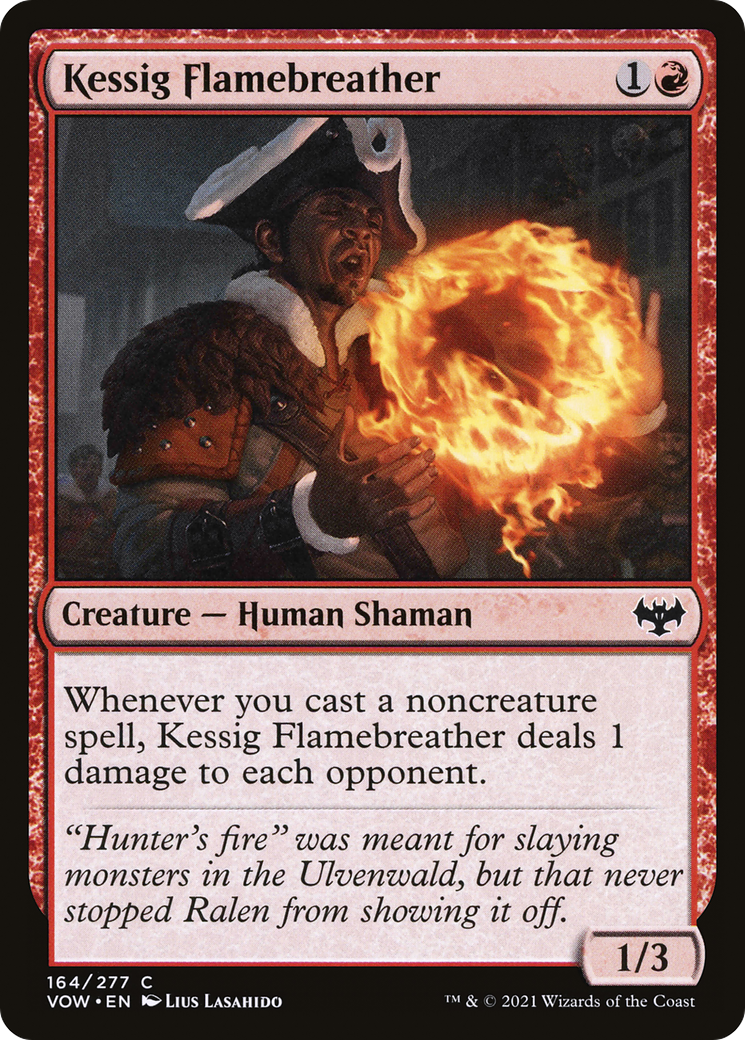 Kessig Flamebreather (VOW-164)  Foil - Innistrad: Crimson Vow