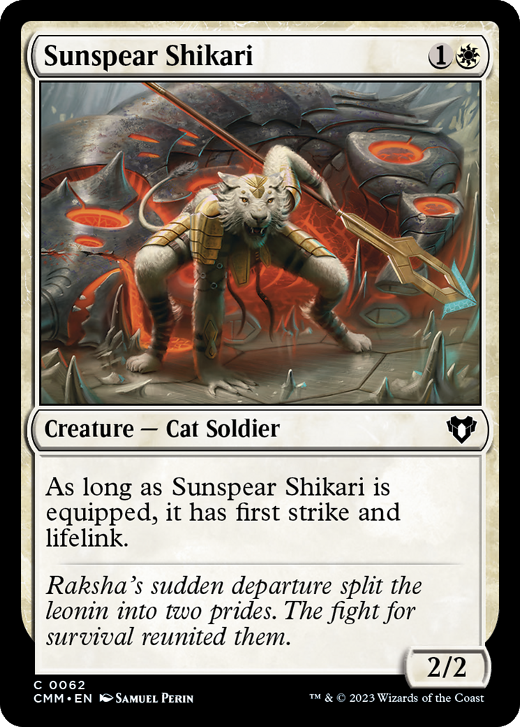 Sunspear Shikari (CMM-062)  Foil - Commander Masters