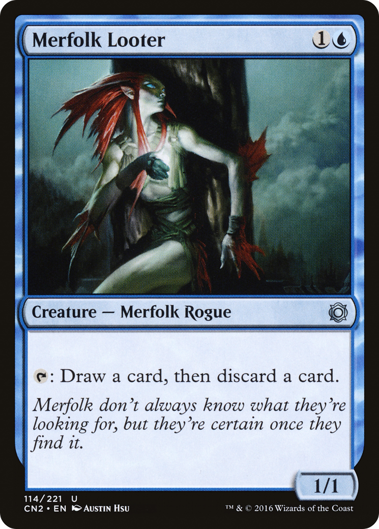 Merfolk Looter (CN2-114)  - Conspiracy: Take the Crown
