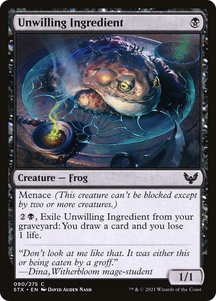 Unwilling Ingredient (STX-090)  - Strixhaven: School of Mages