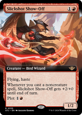 Slickshot Show-Off (Extended Art) (OTJ-335)  - Outlaws of Thunder Junction: (Extended Art)