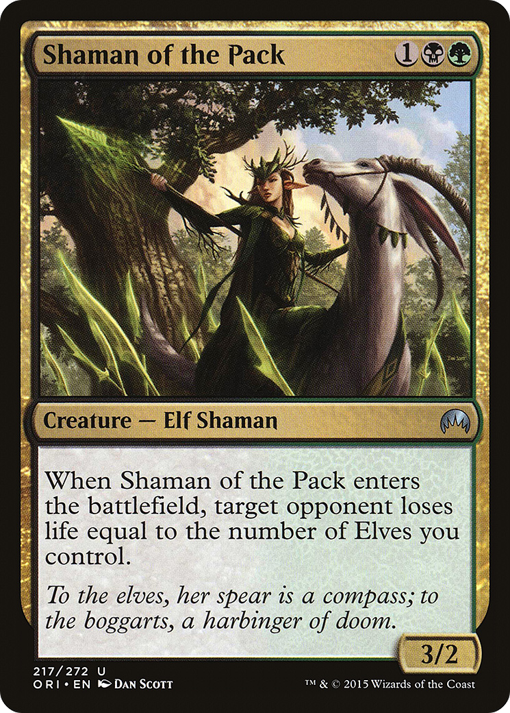 Shaman of the Pack (ORI-217)  Foil - Magic Origins