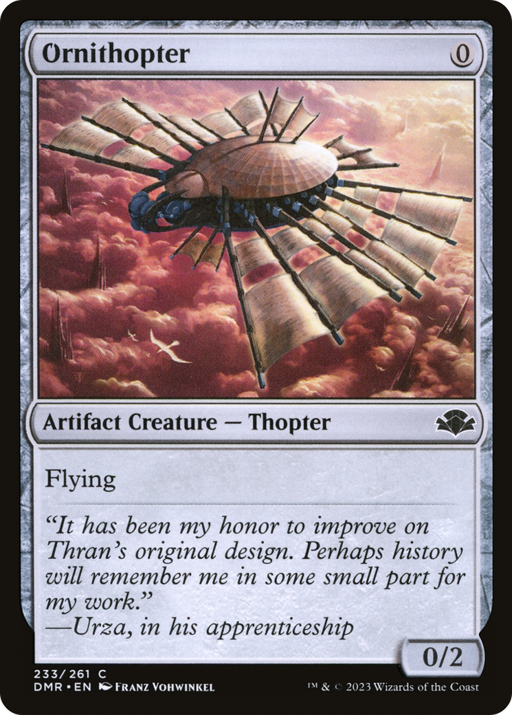 Ornithopter (DMR-233)  - Dominaria Remastered