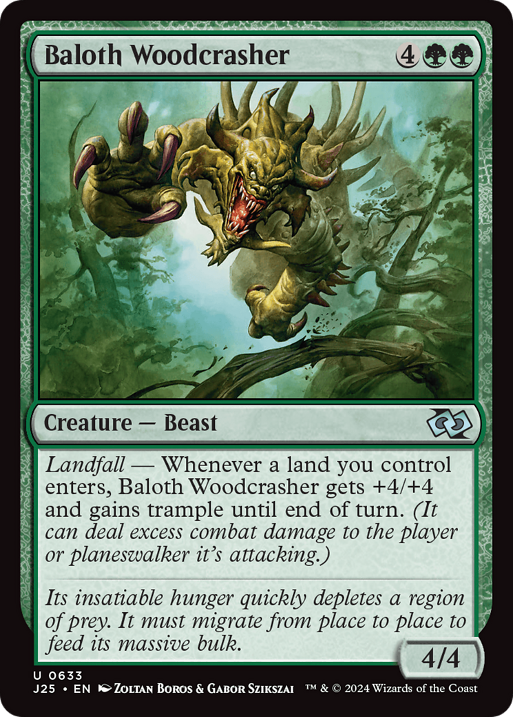 Baloth Woodcrasher (J25-633)  - Foundations Jumpstart