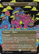 Siege Rhino (SLC-2014)  Foil - Secret Lair Countdown Kit (Borderless)