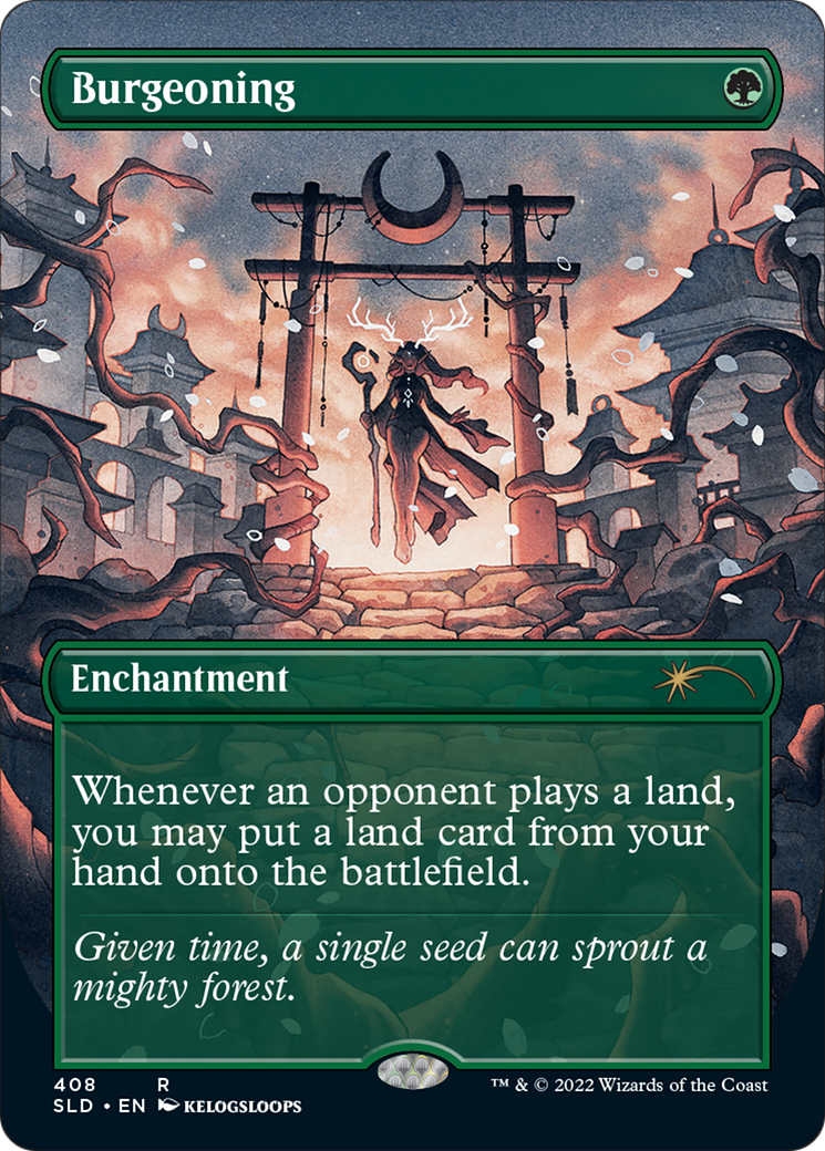 Burgeoning (Borderless) (SLD-408)  - Secret Lair Drop