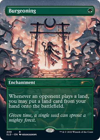 Burgeoning (Borderless) (SLD-408)  Foil - Secret Lair Drop