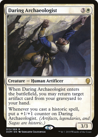 Daring Archaeologist (DOM-013)  - Dominaria