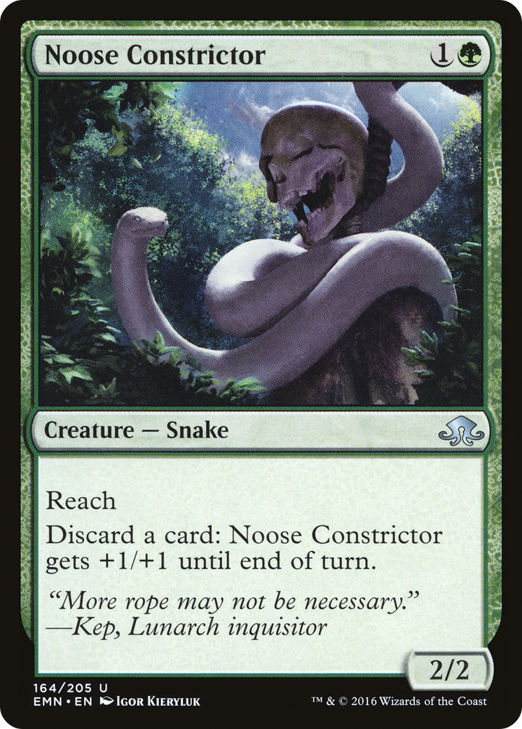 Noose Constrictor (EMN-164)  Foil - Eldritch Moon