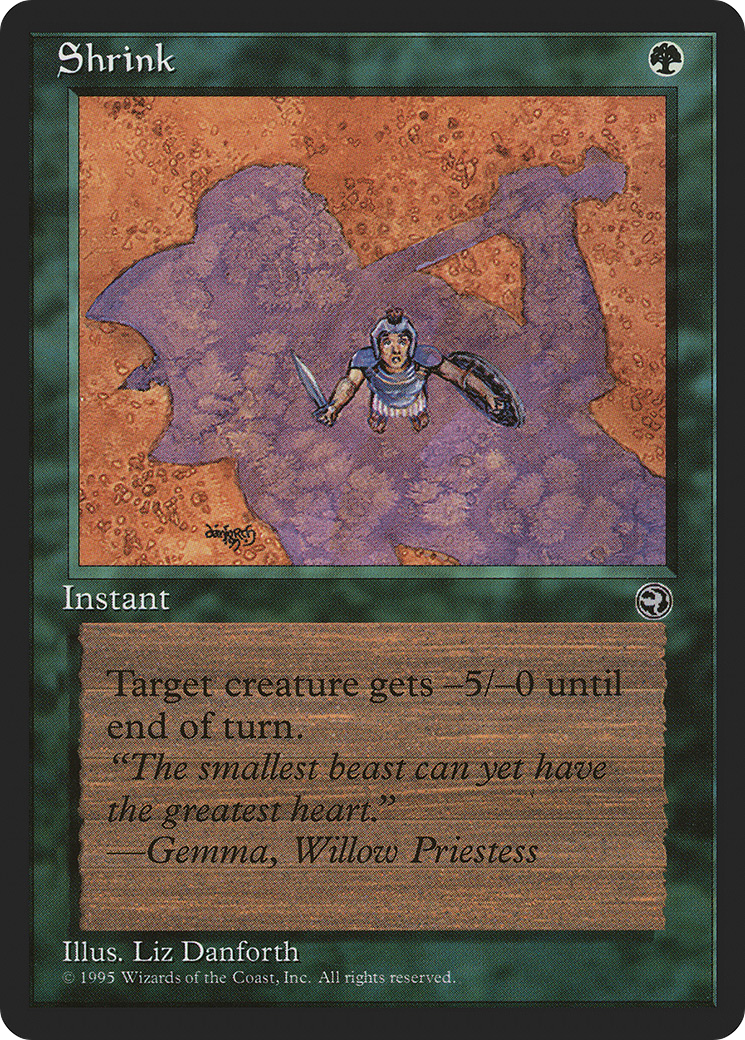 Shrink (Gemma Flavor Text) [Homelands]