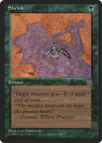 Shrink (Gemma Flavor Text) [Homelands]