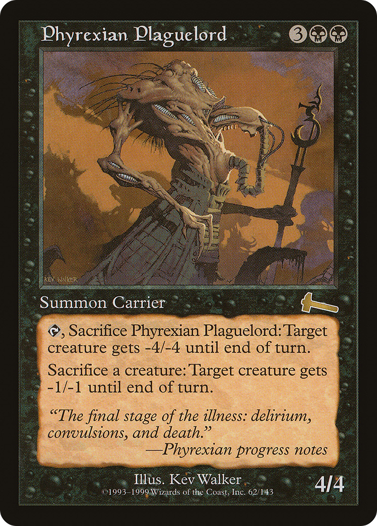 Phyrexian Plaguelord (ULG-062)  Foil - Urza's Legacy