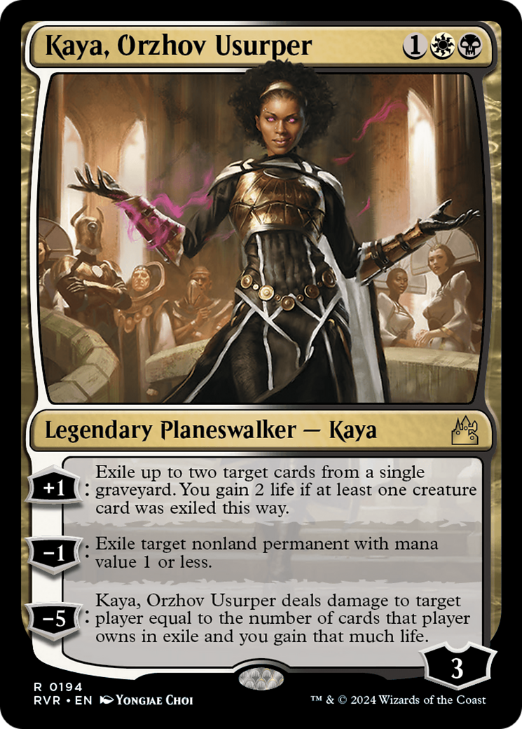 Kaya, Orzhov Usurper (RVR-194)  - Ravnica Remastered