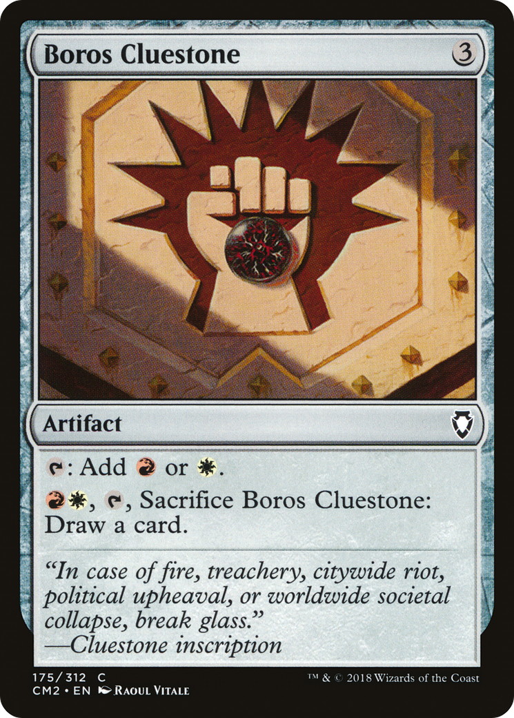 Boros Cluestone (CM2-175)  - Commander Anthology Volume II