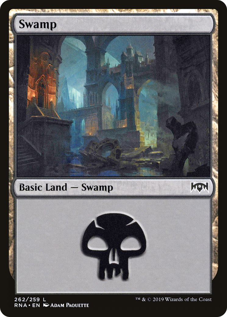 Swamp (RNA-262)  Foil - Ravnica Allegiance