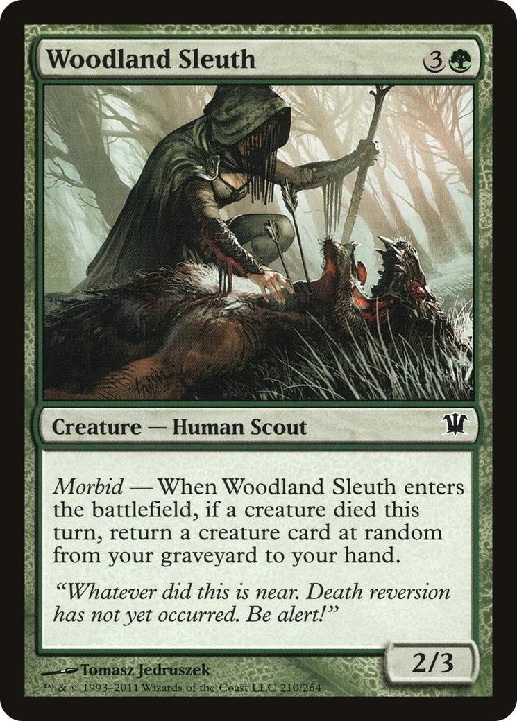 Woodland Sleuth (ISD-210)  Foil - Innistrad
