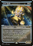 Lion Sash (Showcase) (NEO-368)  Foil - Kamigawa: Neon Dynasty: (Showcase)