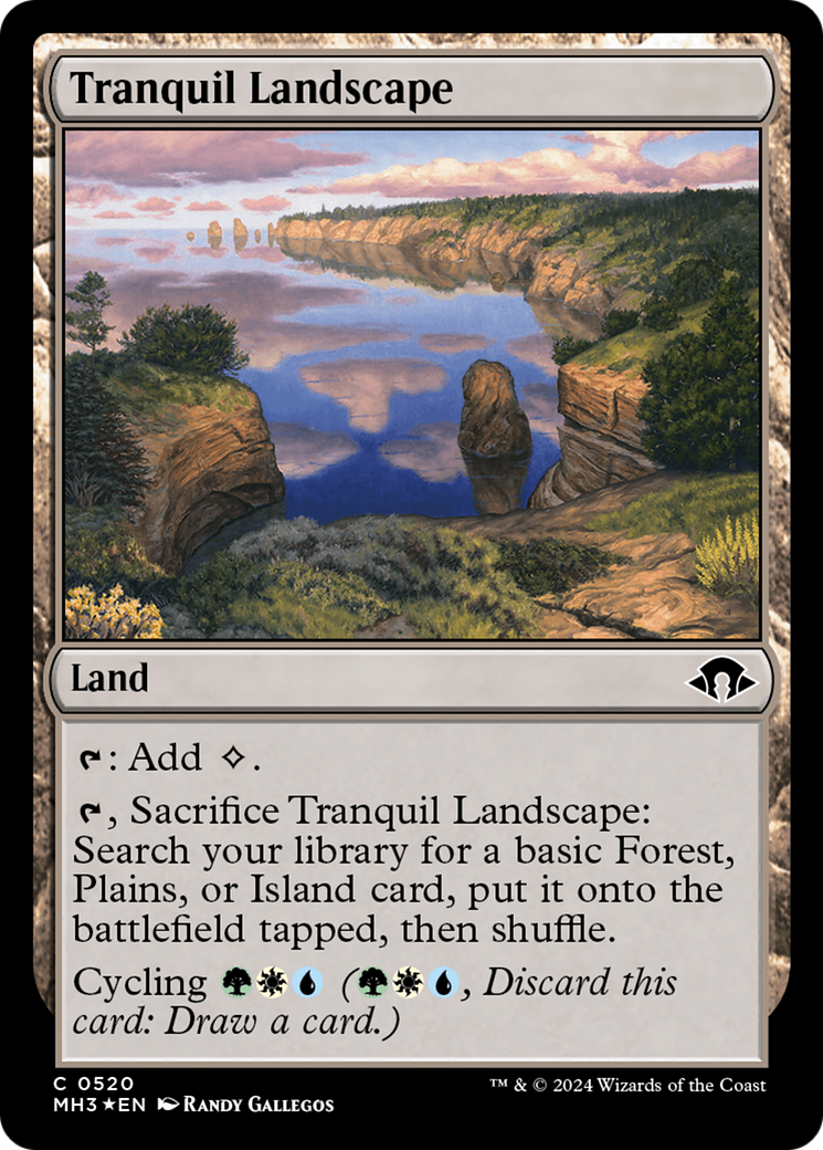 Tranquil Landscape (Ripple Foil) (MH3-520)  Foil - Modern Horizons 3