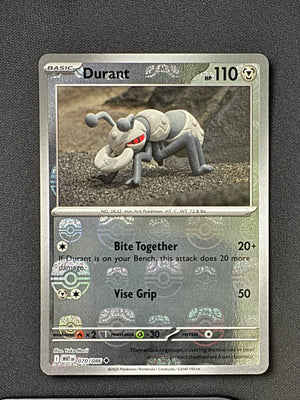 Durant (Master Ball Pattern) 070/086  - Holofoil SV White Flare - Uncommon