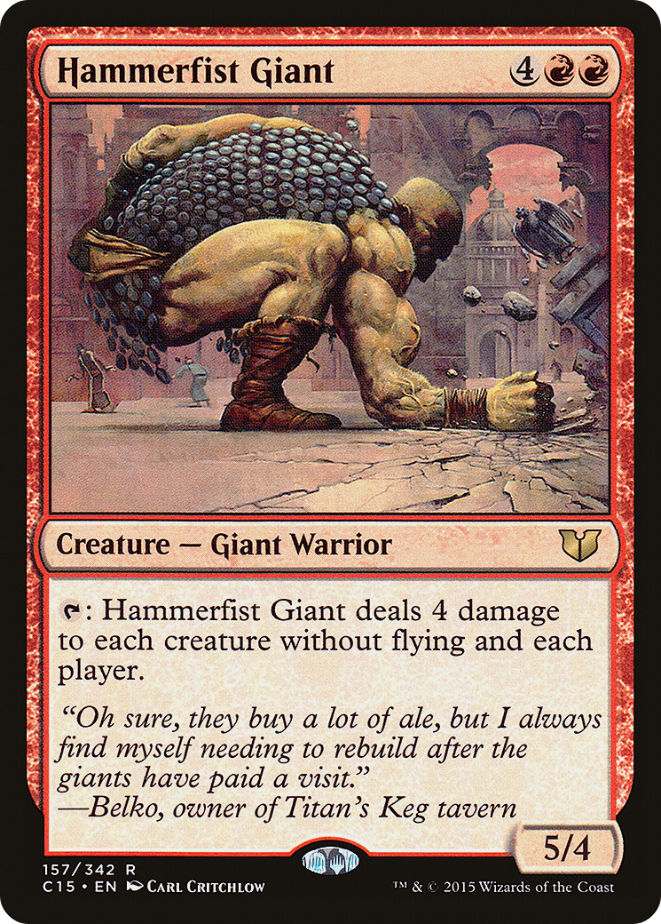 Hammerfist Giant (C15-157)  - Commander 2015
