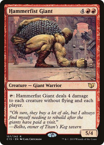 Hammerfist Giant (C15-157)  - Commander 2015