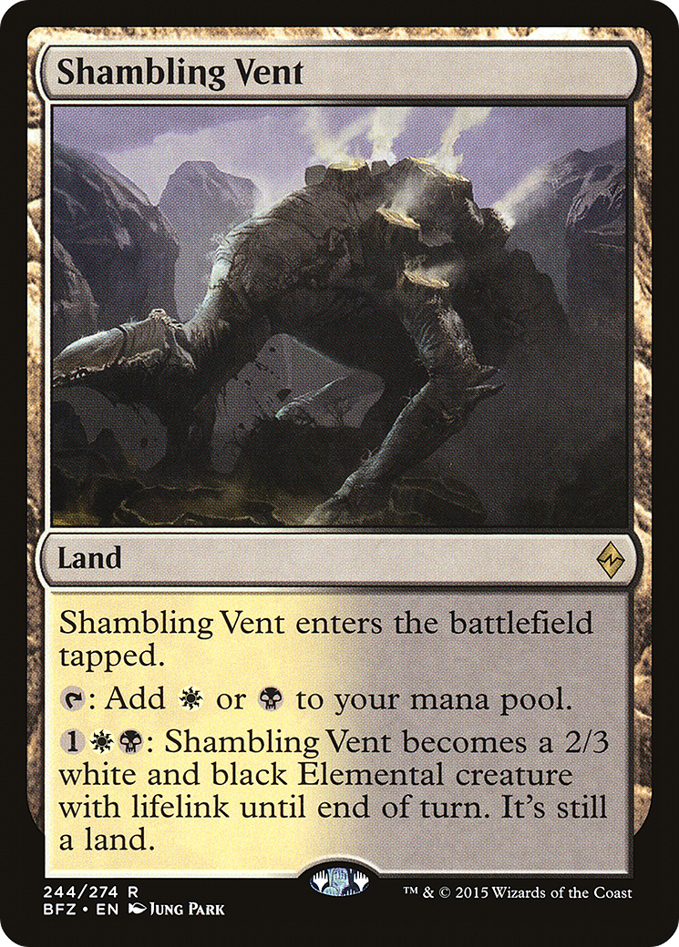 Shambling Vent (BFZ-244)  - Battle for Zendikar