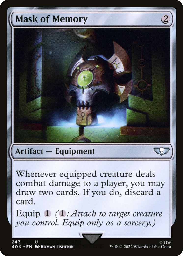 Mask of Memory (40K-243)  - Warhammer 40,000 Commander