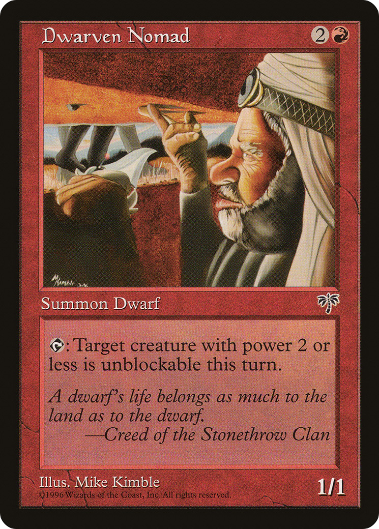 Dwarven Nomad (MIR-)  - Mirage