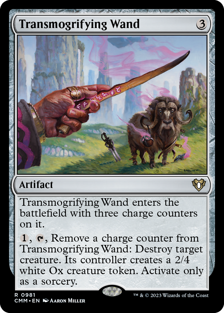 Transmogrifying Wand (CMM-981)  - Commander Masters