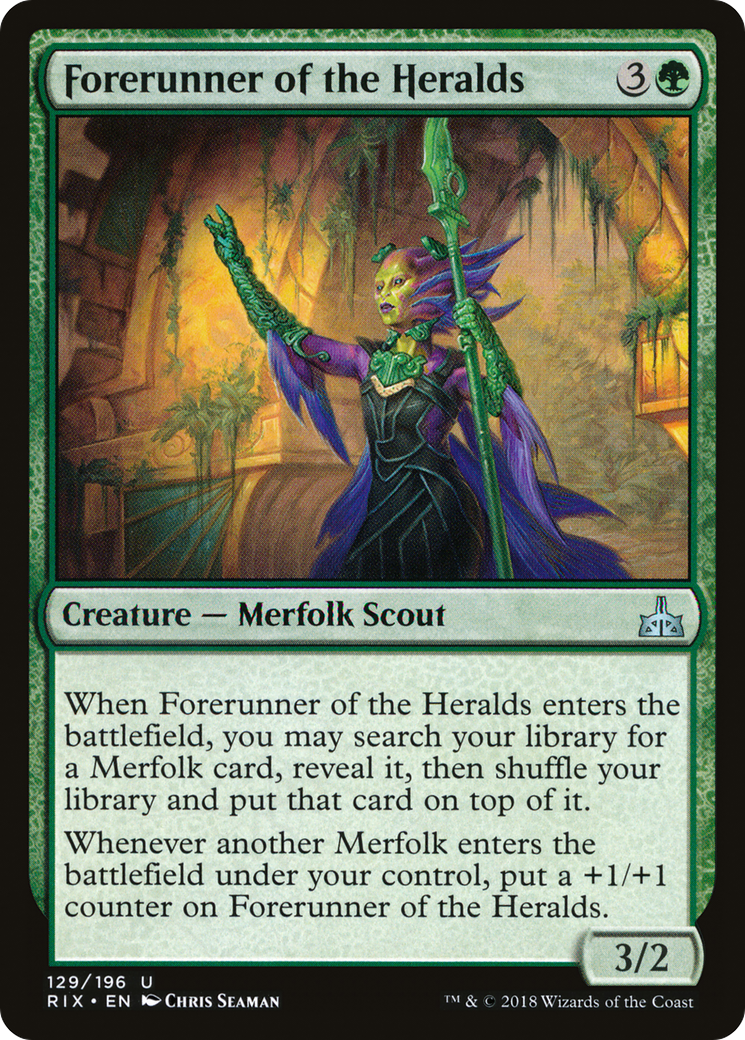 Forerunner of the Heralds (RIX-129)  Foil - Rivals of Ixalan