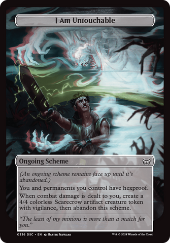 I Am Untouchable (Full Art) (A:DSC-336)  - Duskmourn: House of Horror Commander