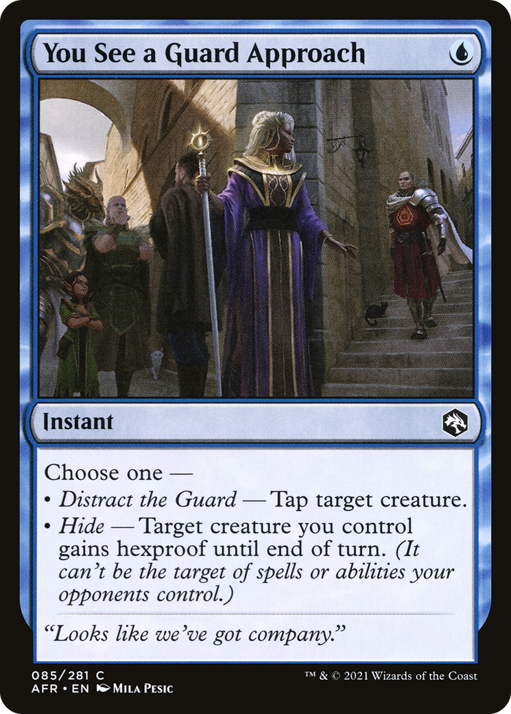 You See a Guard Approach (AFR-085) - Adventures in the Forgotten Realms Foil