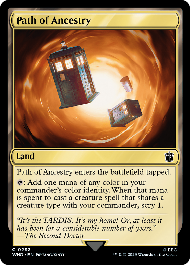 Path of Ancestry (WHO-293)  Foil - Doctor Who