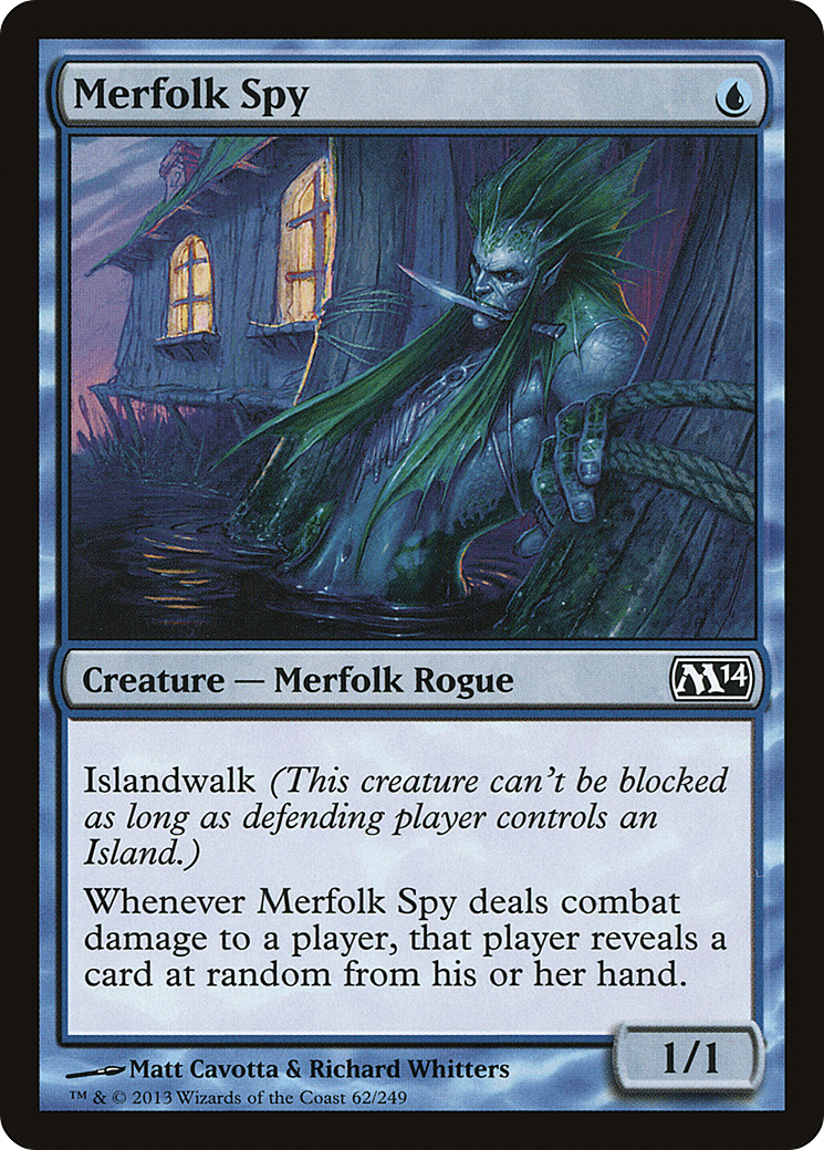 Merfolk Spy (M14-062)  - Magic 2014