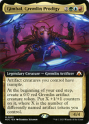 Gimbal, Gremlin Prodigy (Extended Art) (MOC-091)  Foil - March of the Machine Commander: (Extended Art)