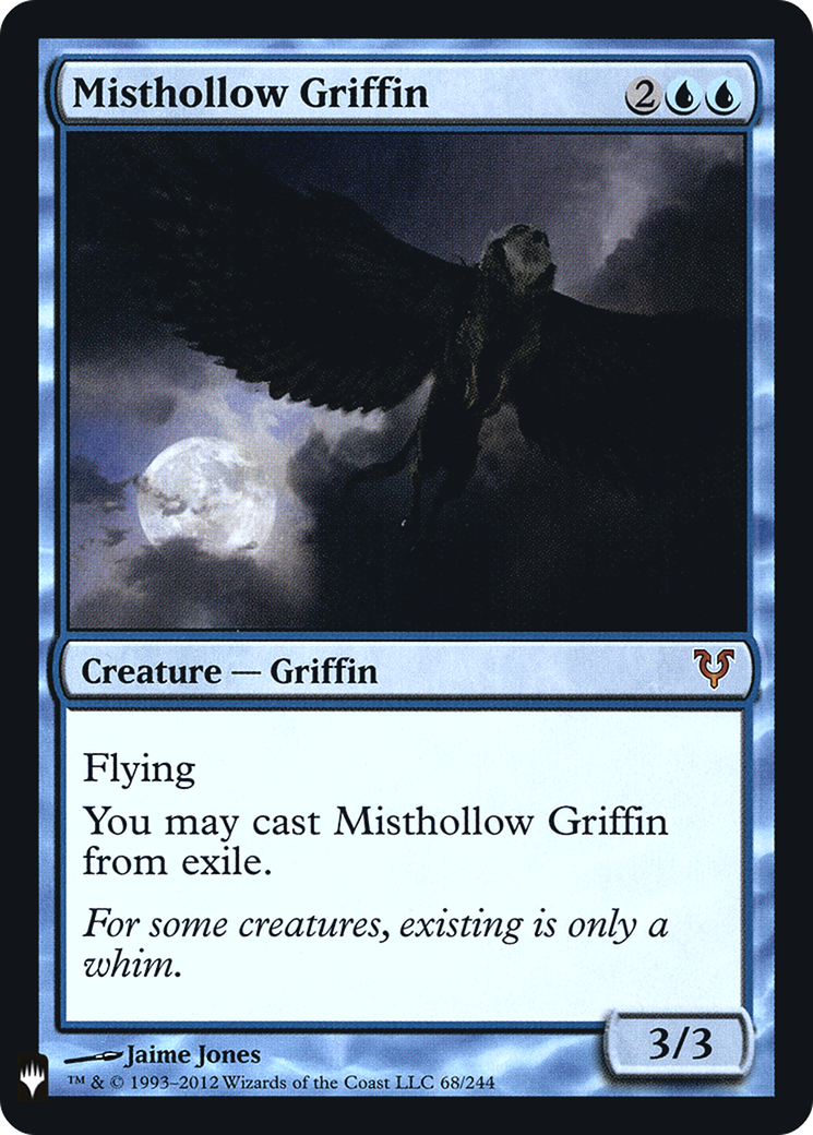 Misthollow Griffin (LIST-068)  Foil - The List