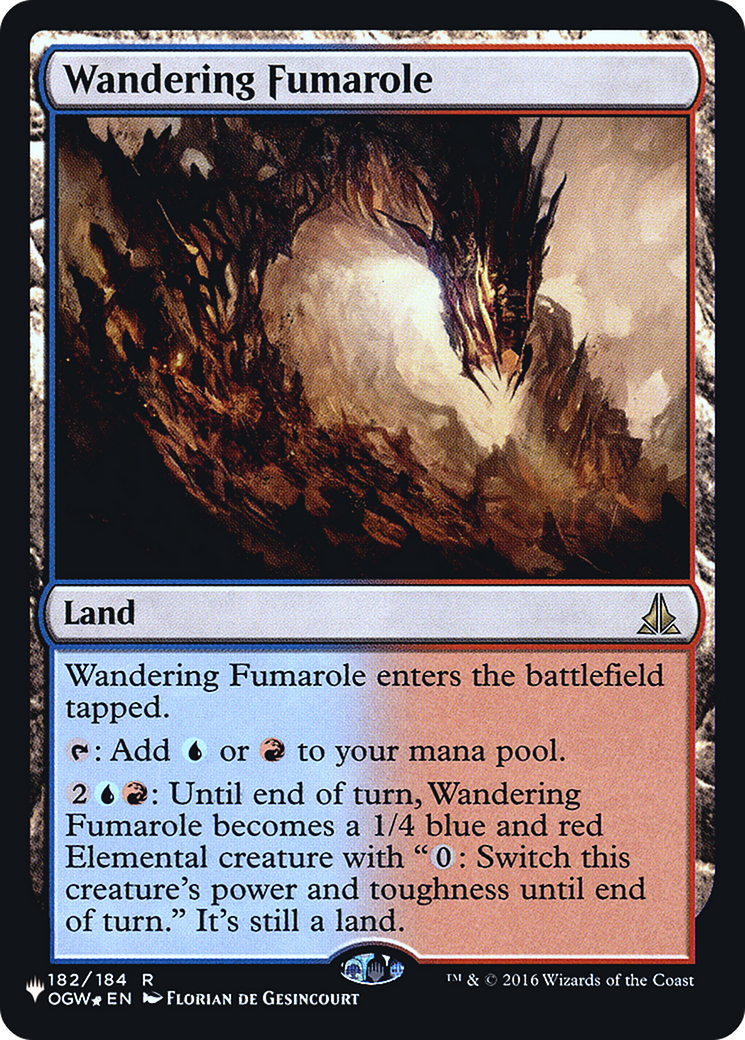 Wandering Fumarole (LIST-182) - The List Foil